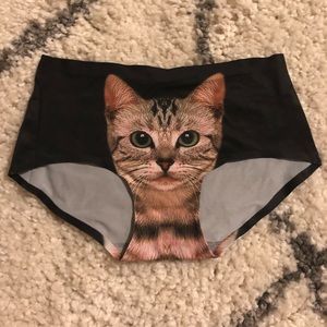 Cat face panties